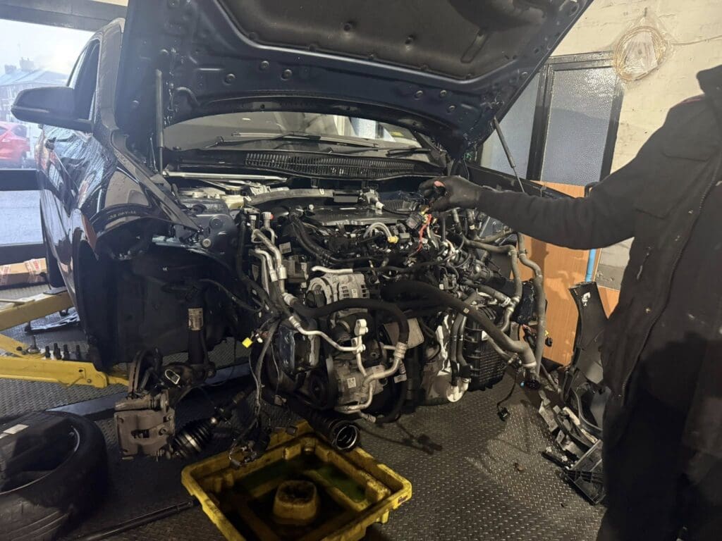 2019 BMW X1 with clogged DPF filter at Star Garage Mansfield
