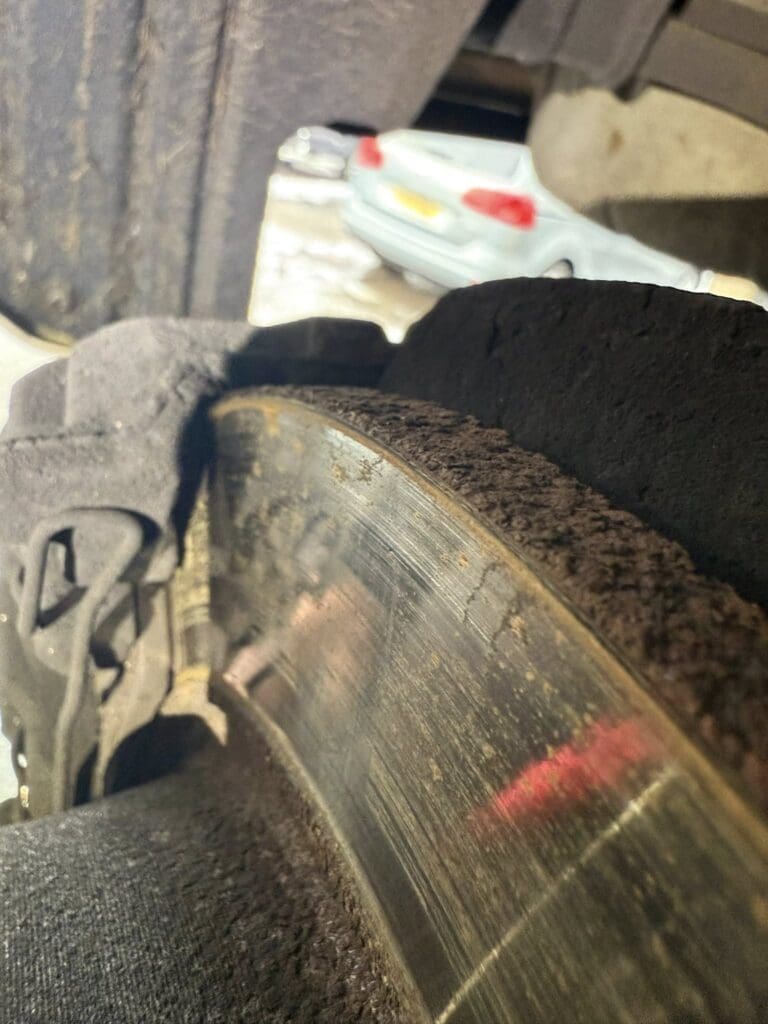 2010 Ford Focus with sticking rear brake calipers at Star Garage Mansfield