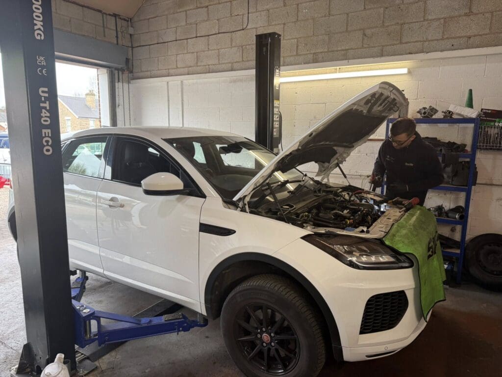 Vehicle diagnostic work being carried out at Star Garage Mansfield