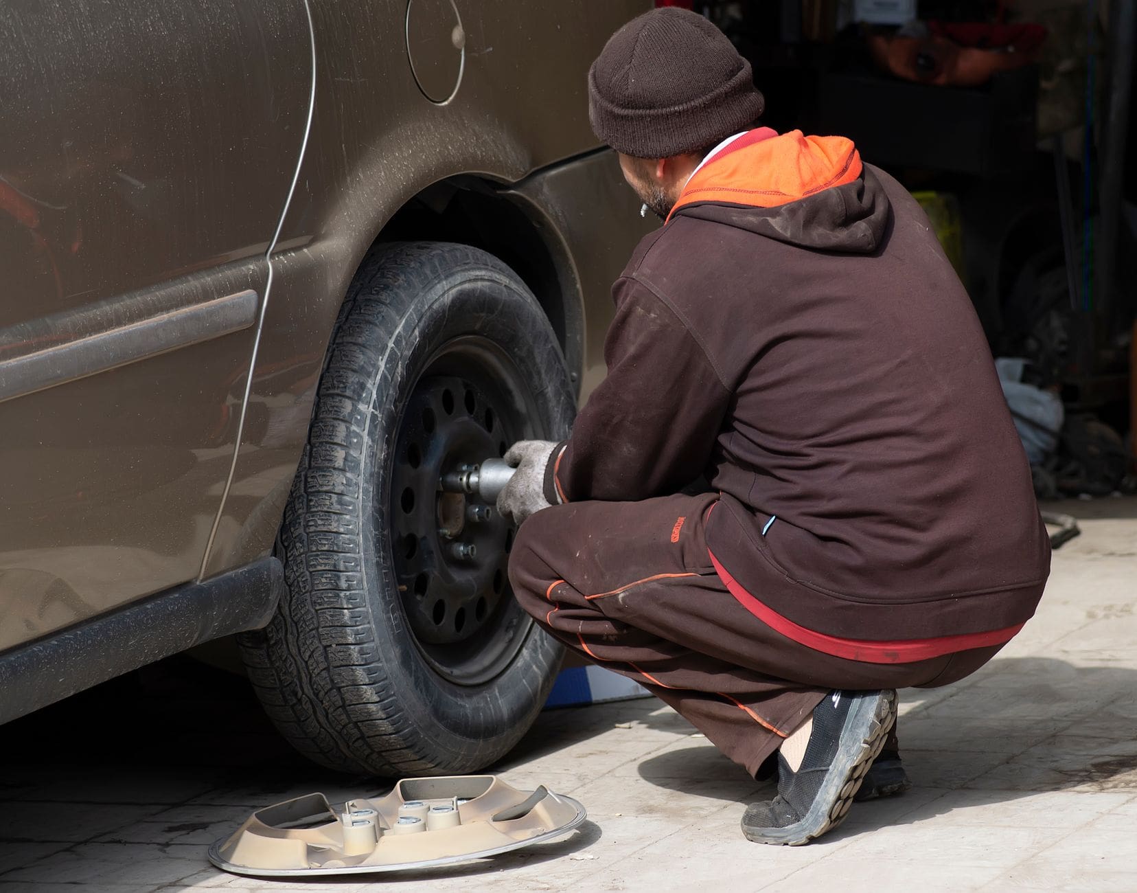 Clutch replacement in progress at Star Garage Mansfield
