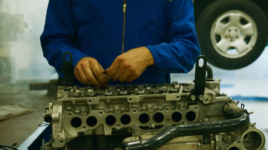 Honda CR-V timing chain showing signs of wear and stretch